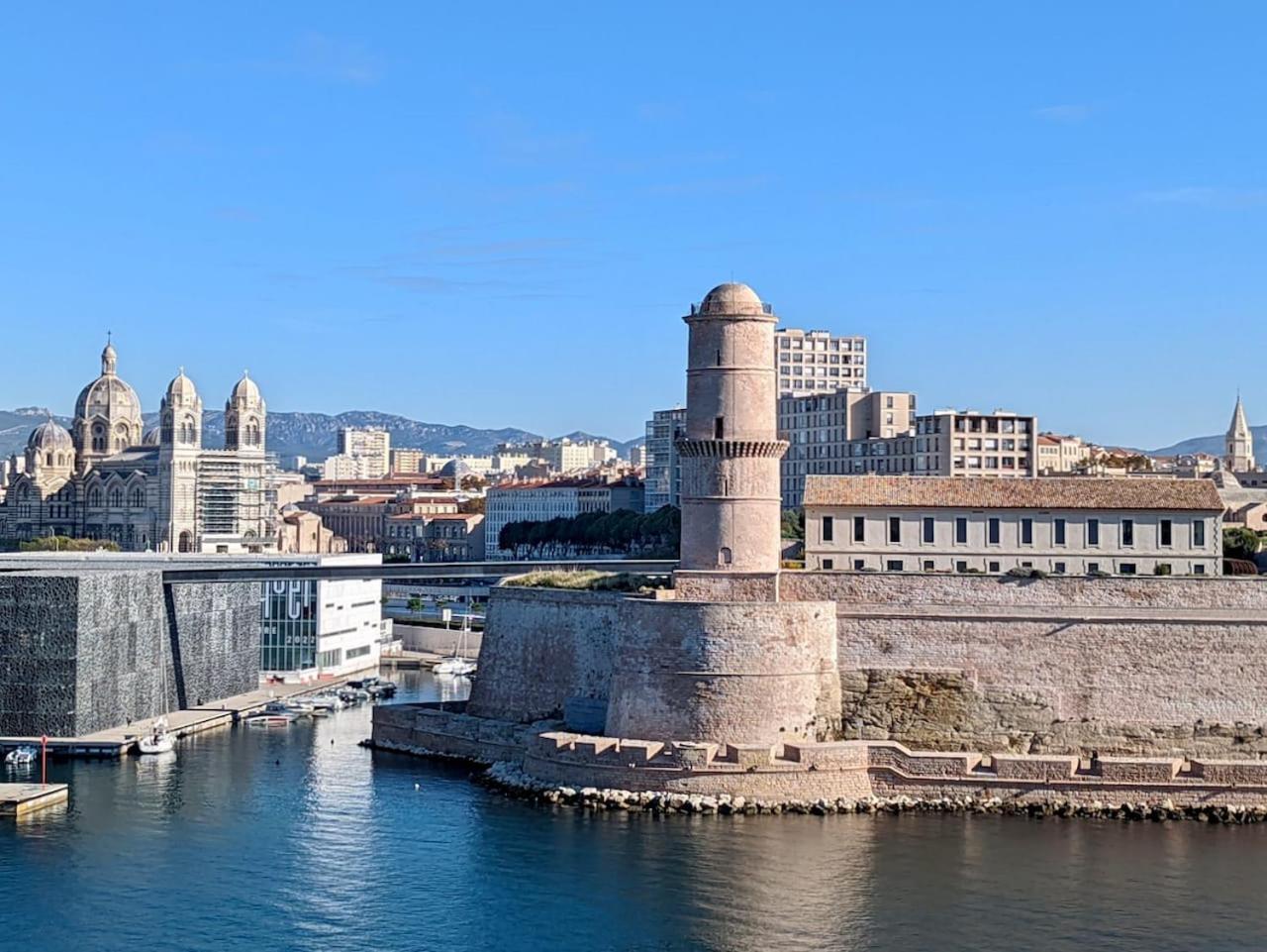 Terrasse Vue Mer & Quartier Historique Vieux Port Marseille Exterior photo